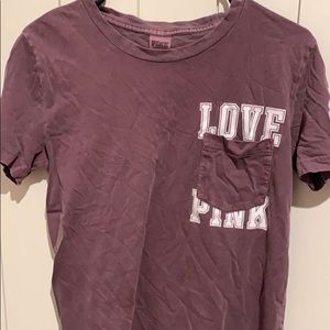 PINK Maroon T-Shirt
